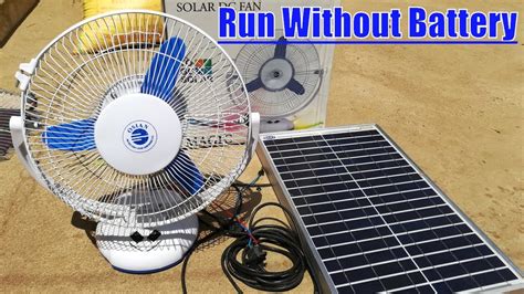 fan running without electricity